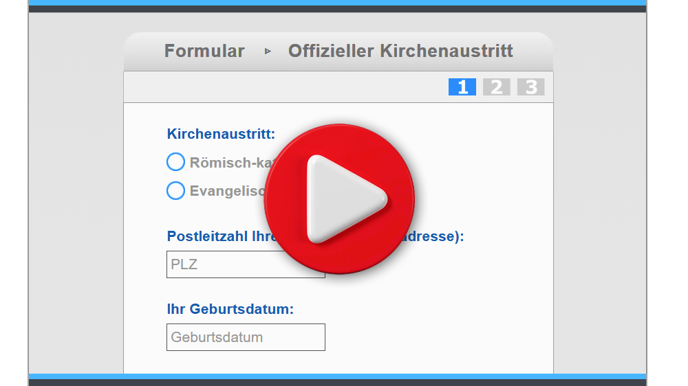 Formular Kirchenaustritt